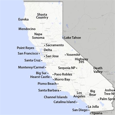 Image result for Google Maps California Map