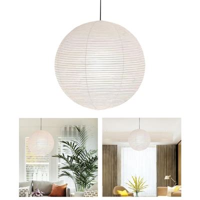 Perfeclan White Round Paper Lampshade, Replacement Ball India | Ubuy