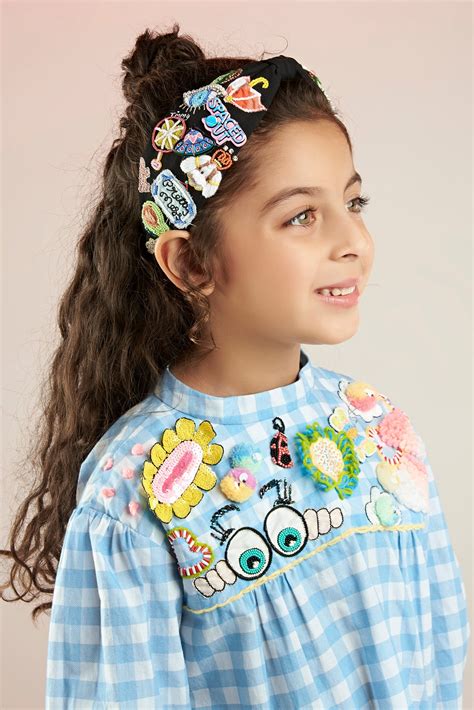 KEWT Gingham Embroidered Printed Dress Mini Kids -Joey & Pooh – Joey ...