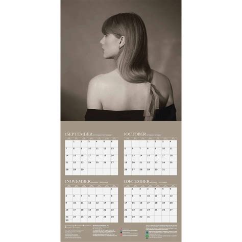 Taylor Swift Square 2026 Calendar – Infinity Collectables