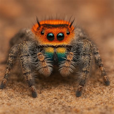 Phidippus regius Bahamas (Orange) - Home of Insects