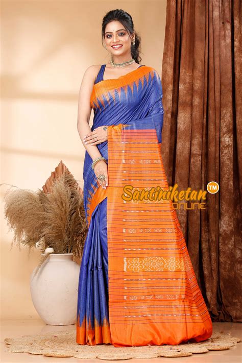 Pure Ghicha Tussar Traditional Odisha Ikkat Saree SN202419232 ...