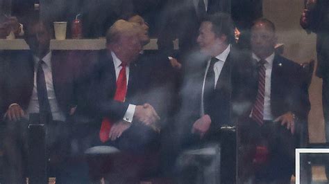 Donald Trump meets with Elon Musk at Charlie Kirk's memorial
