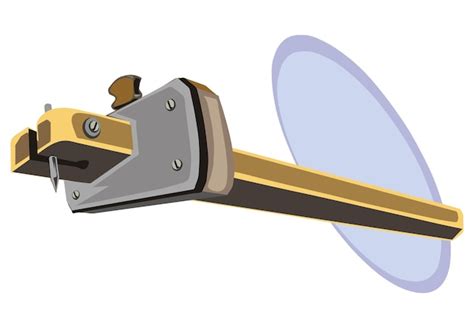 An abstract vector illustration shows an adjustable wood plane for ...