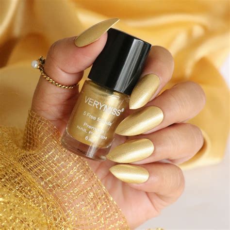 Premium Pearl Nail Polish - 219 Golden Treasure – Verymiss