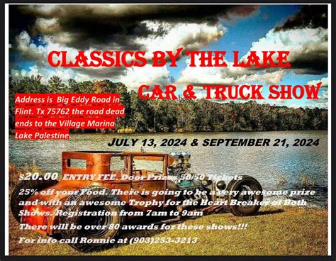 Classics by the Lake, Lake Palestine, Flint, 21 September 2024 | AllEvents