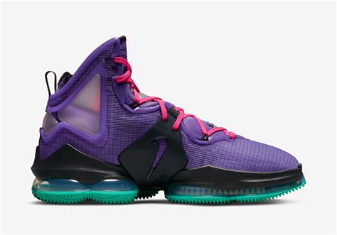 Nike Zoom LeBron 19 Purple Teal Pink Black DC9340-500 - Other Zoom ...