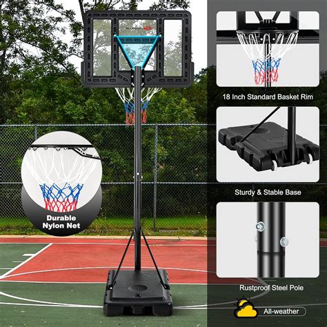 Goplus Portable Basketball Hoop, 10FT Height Bahrain | Ubuy
