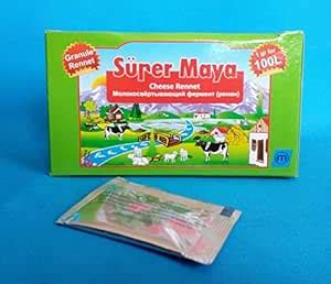 Buy Rennet for Cheese Making - Mesophilic Ferment Super Maya - Rennet ...