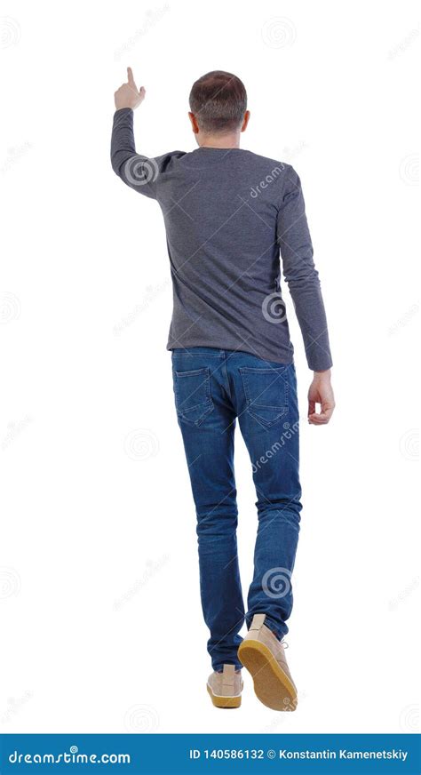 Man Pointing Back View 的图像结果