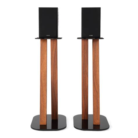 Snapklik.com : EXIMUS One Pair Fixed Height Universal Speaker Floor Stands