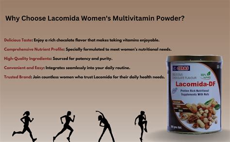 Lacomida Women's Multivitamin Powder with Vitamins & Minerals for ...