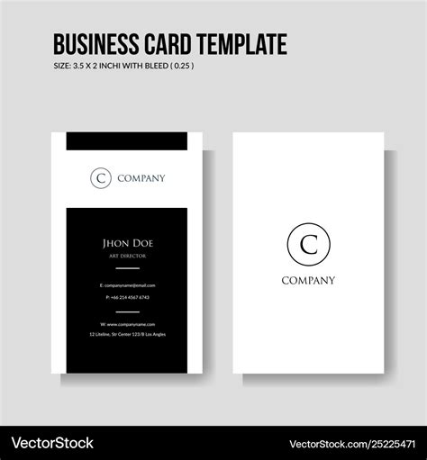 Simple Business Card Template 的图像结果