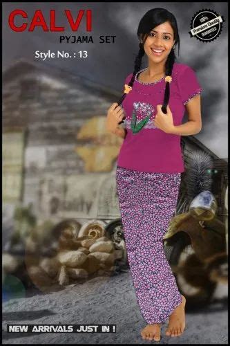 Girls night suit - Girls Pyjama set. Manufacturer from Tiruppur