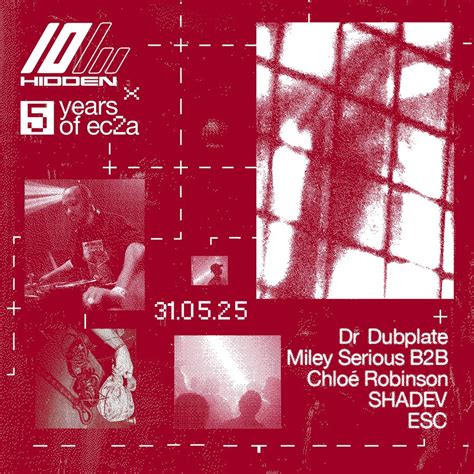 10 YEARS OF HIDDEN x 5 YEARS OF EC2A, Hidden, Manchester, 31 May to 1 ...