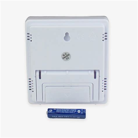 HTC-1 Digital Hygrometer Thermometer Humidity Meter with Clock LCD Dis ...