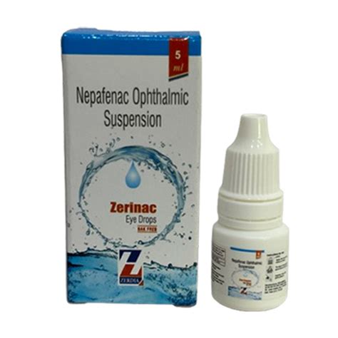Zerinac - Nepafenac Ophthalmic Suspension - Zerdia Healthcare Private ...