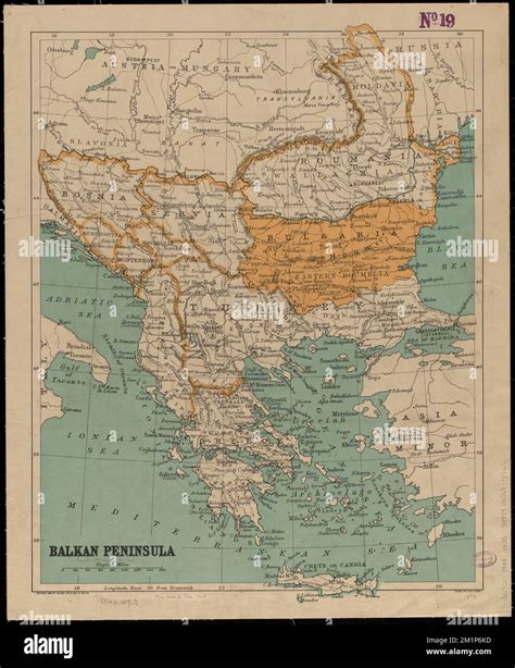 Balkan peninsula , Balkan Peninsula, Maps Norman B. Leventhal Map ...