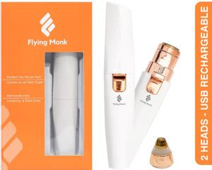 Flying monk 2 in 1 Lipstick Shape Electronic Facial Hair Eyebrow ...