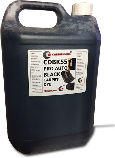 Carbusonic Black Carpet Dye Fabric Dye Water Based Carpet Colour ...