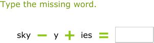 IXL - Form plurals of nouns ending in f, fe, o and y (Class V English ...
