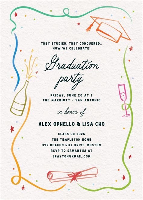 Graduation Party Invitations 的图像结果