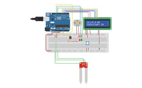 Image result for Soil Moisture Sensor Using Arduino Tinker CAD