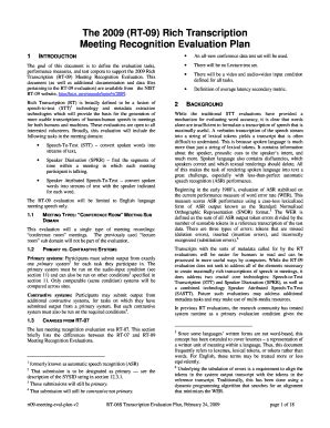 The 2009 ( RT-09 ) Rich Transcription Meeting Recognition - ITL - Itl ...