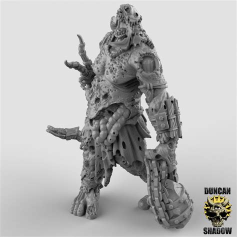 Giant Zombie Titan With Flail | Duncan Shadow | Compatible with Dungeo