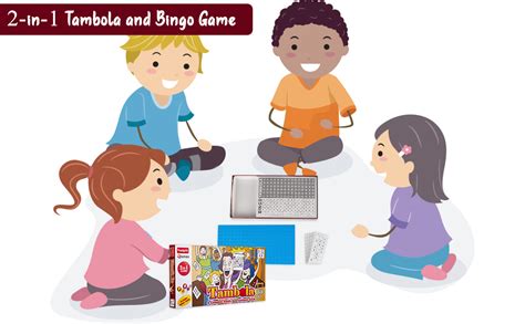 Buy Funskool Kid Games,Tambola 2 in 1 Game, A Complete Family ...