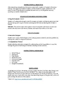 Image result for Plant Cell Lesson