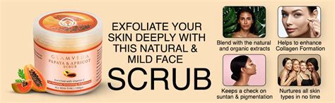 Foxy.in : Buy Glamveda Papaya Anti Tan Face Scrub (100g) online in ...