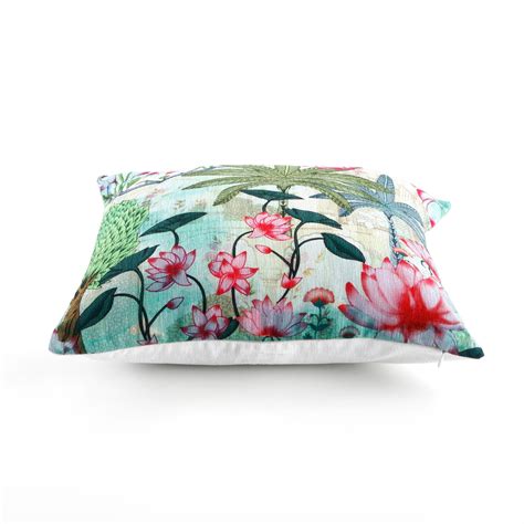 Buy Velour Embellished Cushion Cover - 40x40cm from Home Centre at just ...