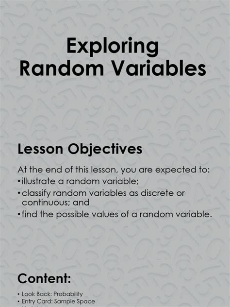 Image result for Random Variable Probability