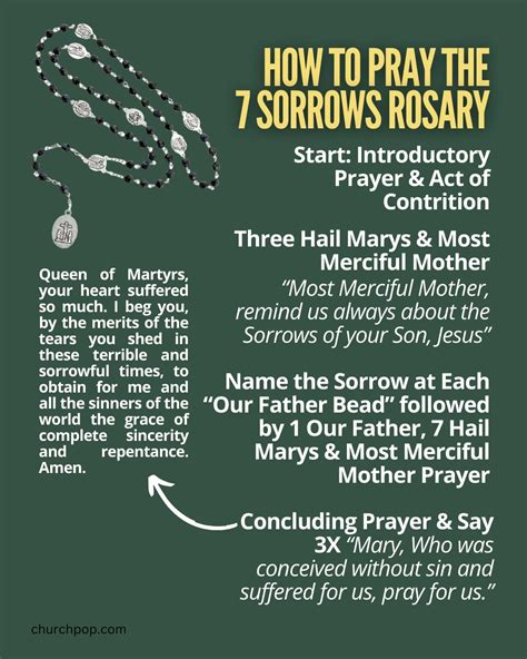 How to Pray the 7 Sorrows Rosary & Our Lady’s Miraculous Promises ...