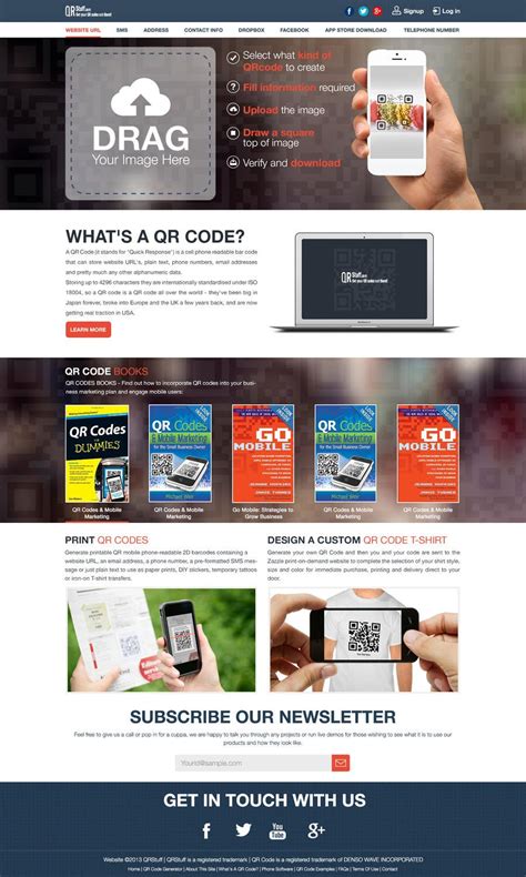 Entry #41 by ProliSoft for Design a Website User Interface for QRcode ...