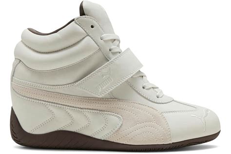 Puma Speedcat Wedge White Brown (Women's) - 408120-01 - US