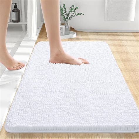 Amazon.com: OLANLY Bathroom Rugs 30x20, Extra Soft Absorbent Chenille ...