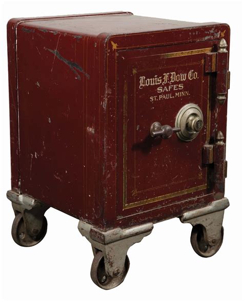 Lot Detail - LOUIS F. DOW CO. SAFES ANTIQUE FLOOR SAFE.