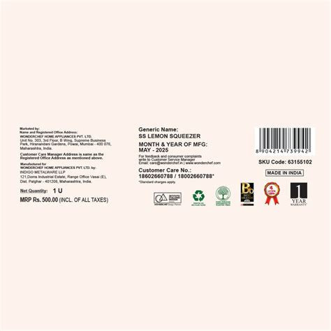 Ambrosia Lemon Squeezer with Bottle Opener | Food-grade Stainless-stee ...