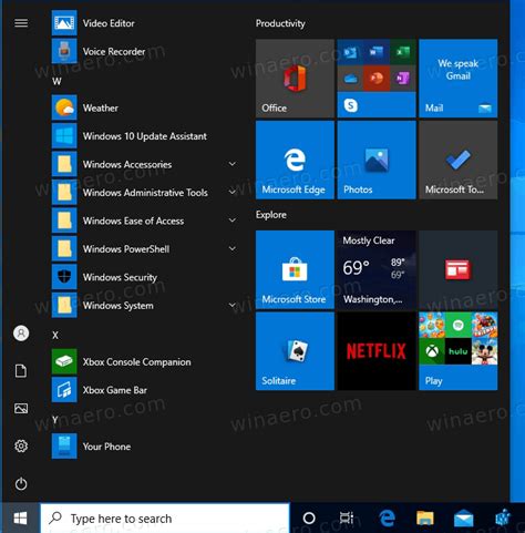 Windows 10 Start menu received new folder icons