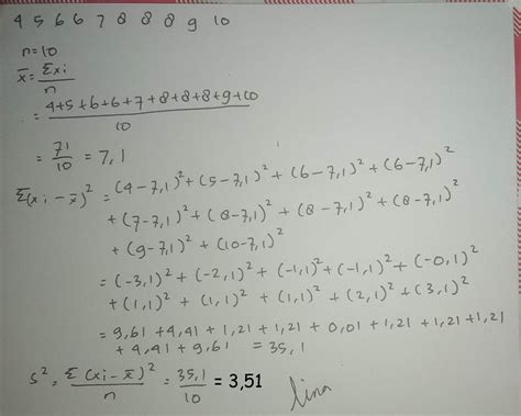 ragam dari data 8 7 4 5 6 6