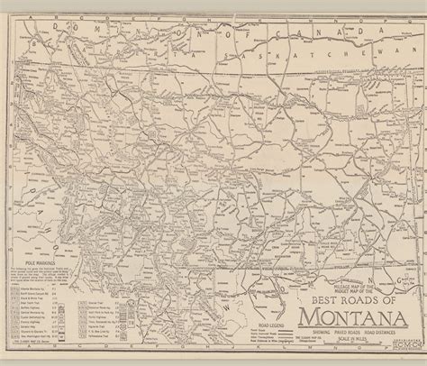 Maps from the Past | Montana Department of Transportation (MDT)