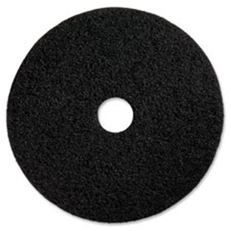 Black Floor Stripping Pad, Black - 5 Per Carton - 17 in. - Walmart.com