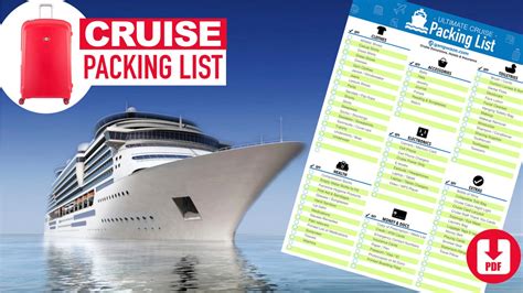 Cruise Packing List Ultimate 2023 Checklist [With Printable, 44% OFF