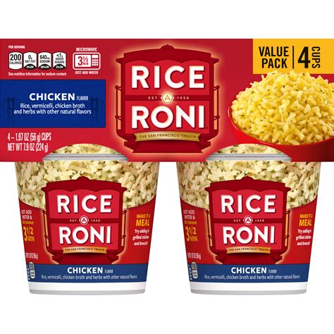Rice A Roni, Chicken Flavor, Rice & Vermicelli - SmartLabel™