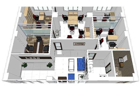 300平米办公室布局 300平米办公室平面图 - 知乎