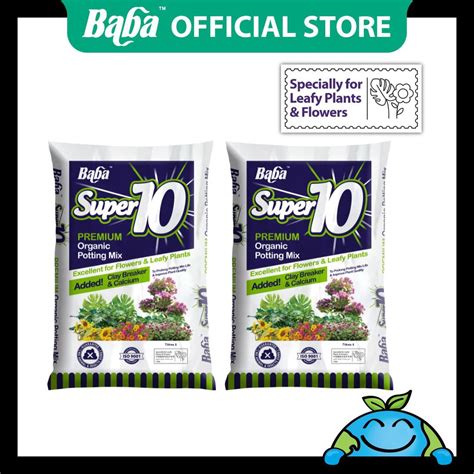 Baba Official | Baba Super 10 Tanah Tanaman (7L) Twin Packs | Super 10 ...