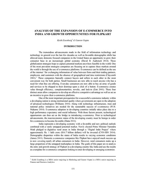 Flipkart - Swot - ANALYSIS OF THE EXPANSION OF E-COMMERCE INTO INDIA ...