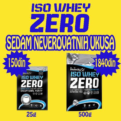 BioTech Iso Whey Zero 500g | X Sport shop